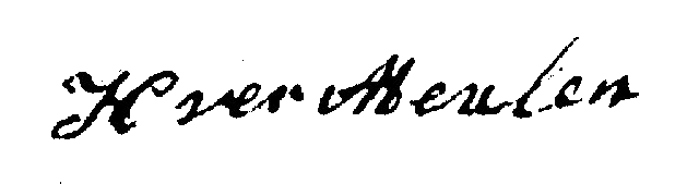 Handtekening Hendrika Vermeulen